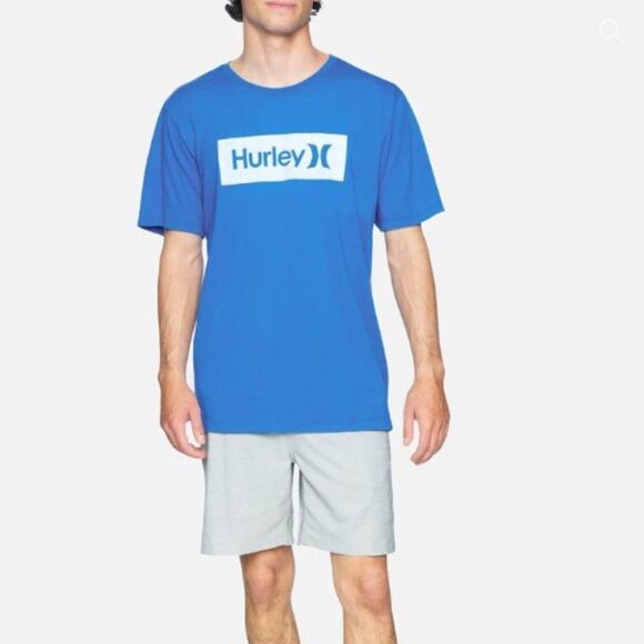 Hurley Men's Everyday Washed One and Only Boxed Texture SS T-Shirt - Picture 2 of 5